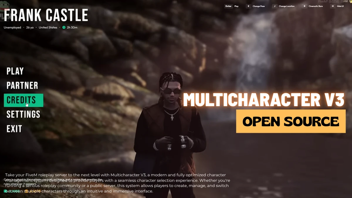 Multicharacter V3 | Advanced Character Selection System | FiveM Open Source